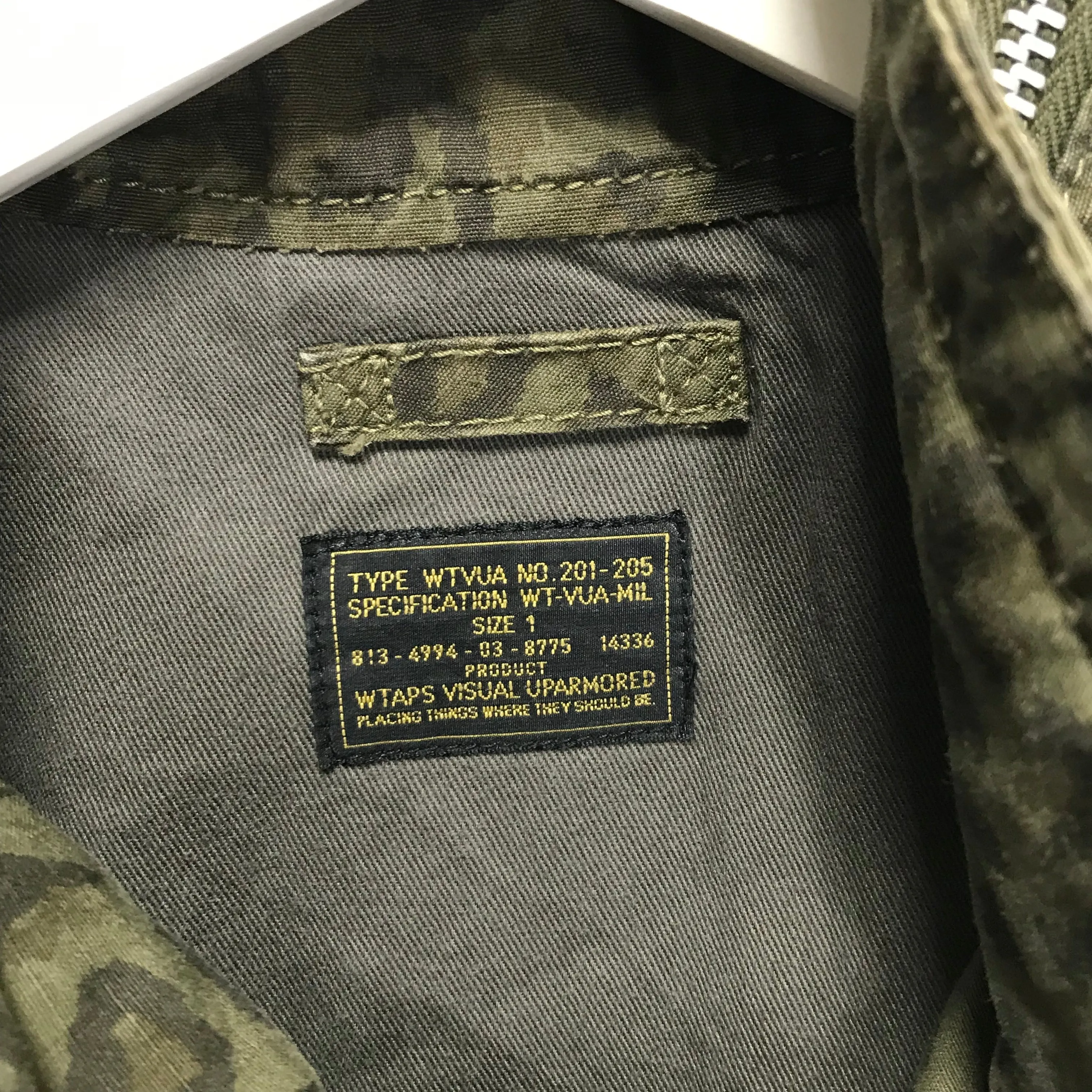 [S] WTAPS 12AW Leopard Camo Ripstop Camo M-65 Jacket