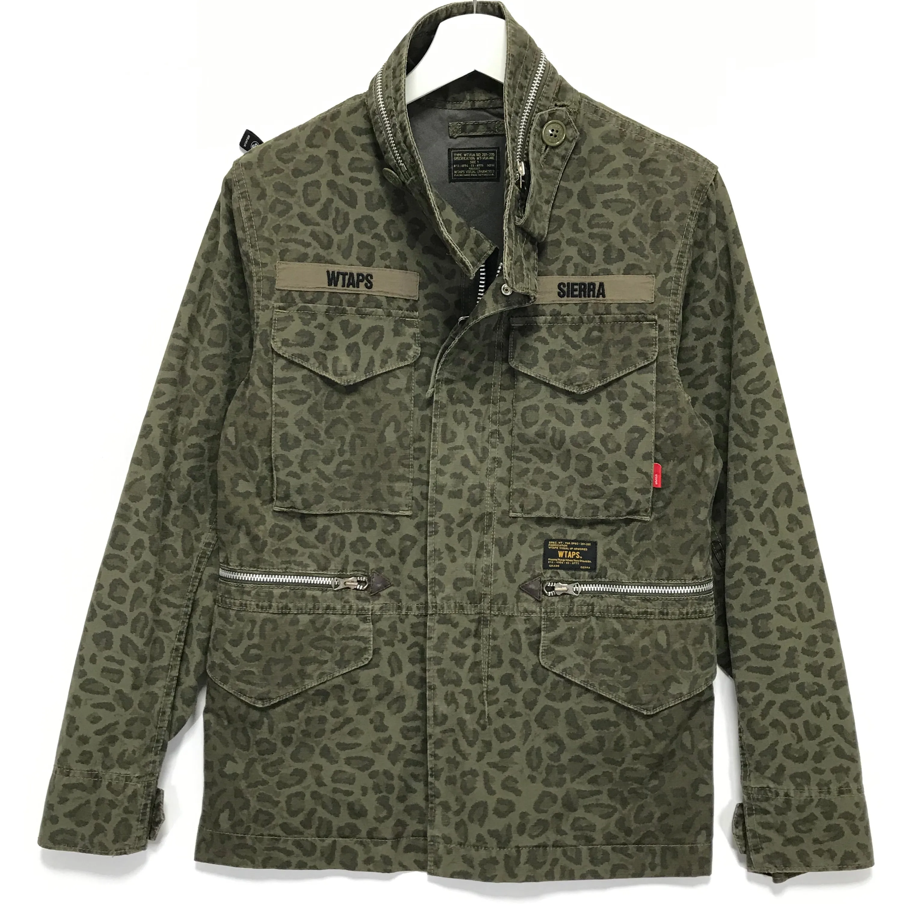 [S] WTAPS 12AW Leopard Camo Ripstop Camo M-65 Jacket