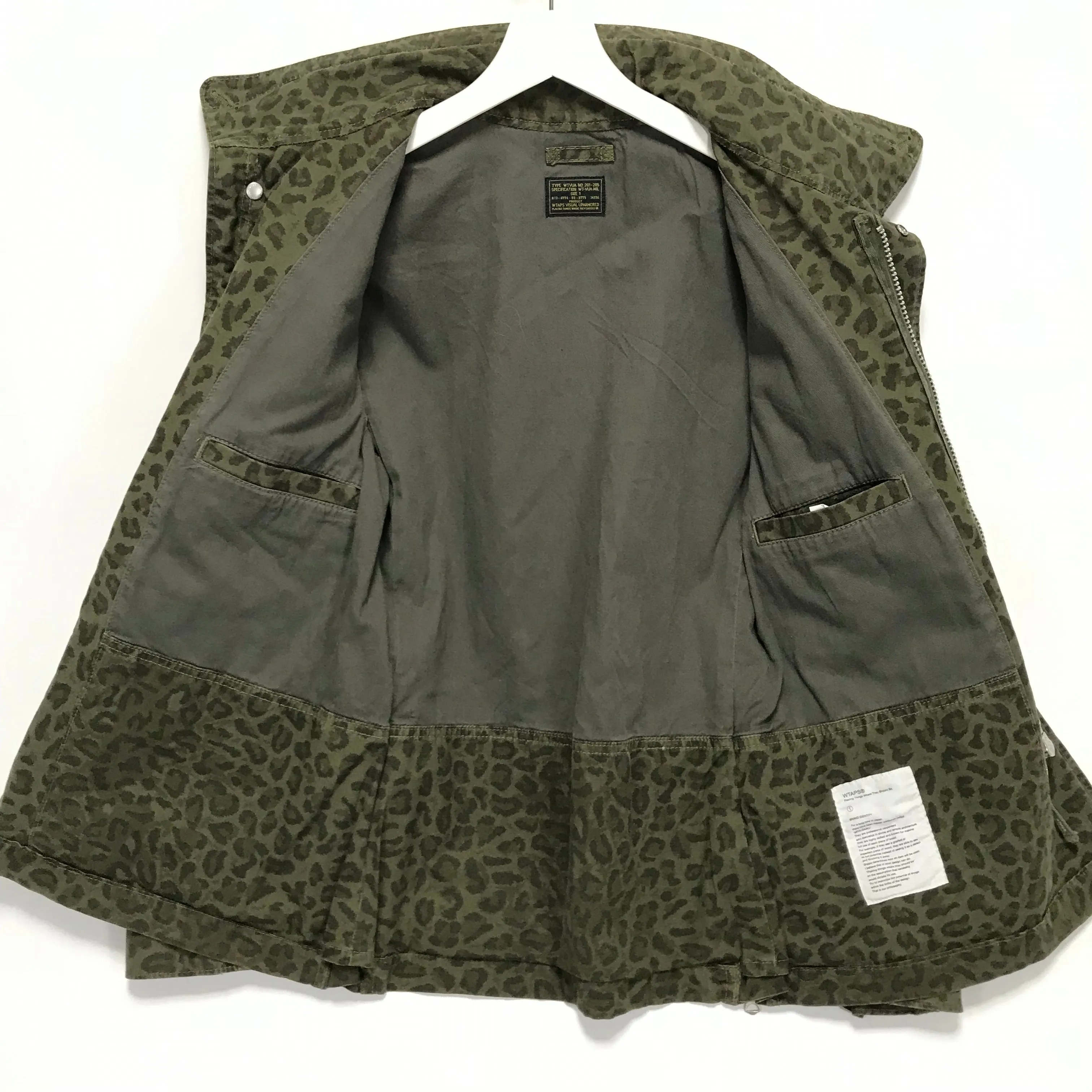 [S] WTAPS 12AW Leopard Camo Ripstop Camo M-65 Jacket
