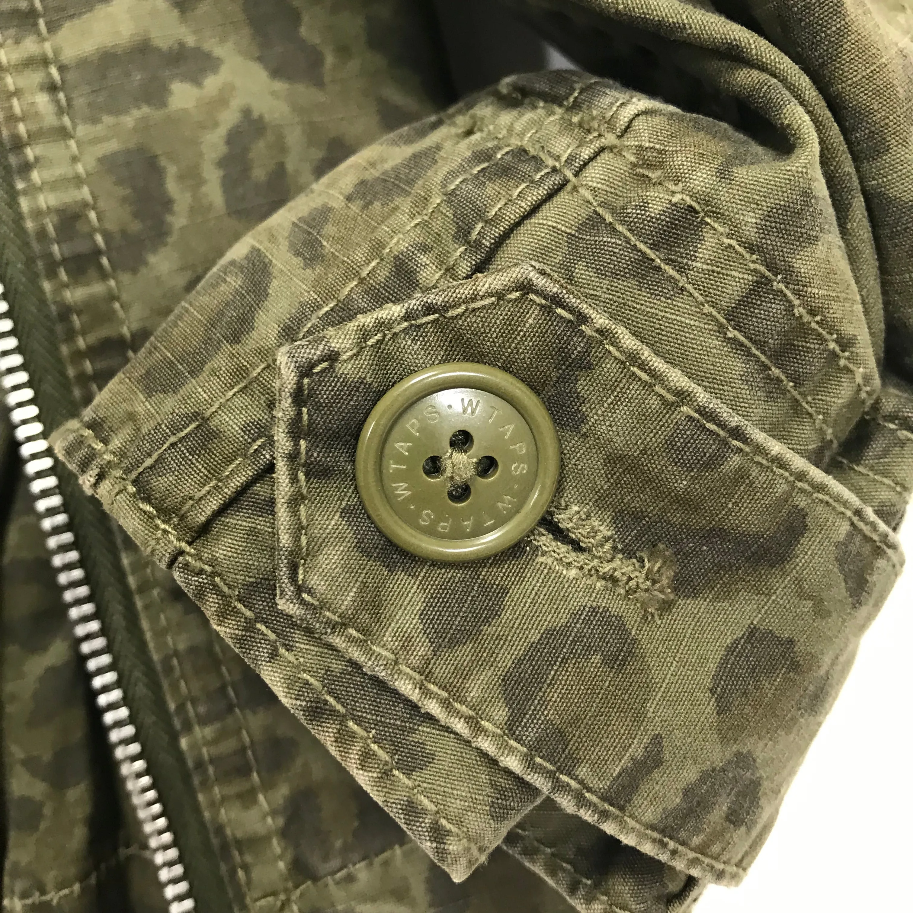 [S] WTAPS 12AW Leopard Camo Ripstop Camo M-65 Jacket