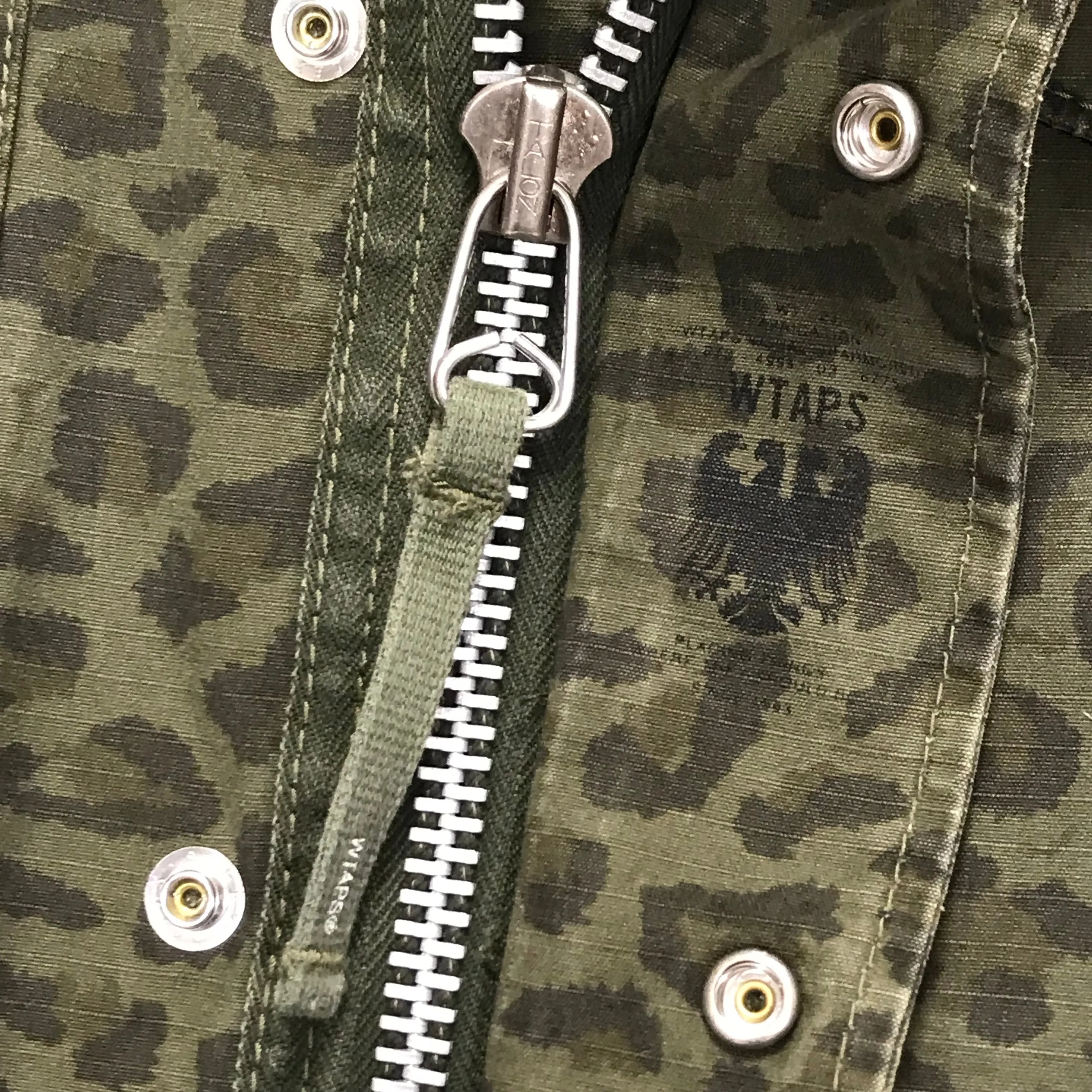 [S] WTAPS 12AW Leopard Camo Ripstop Camo M-65 Jacket