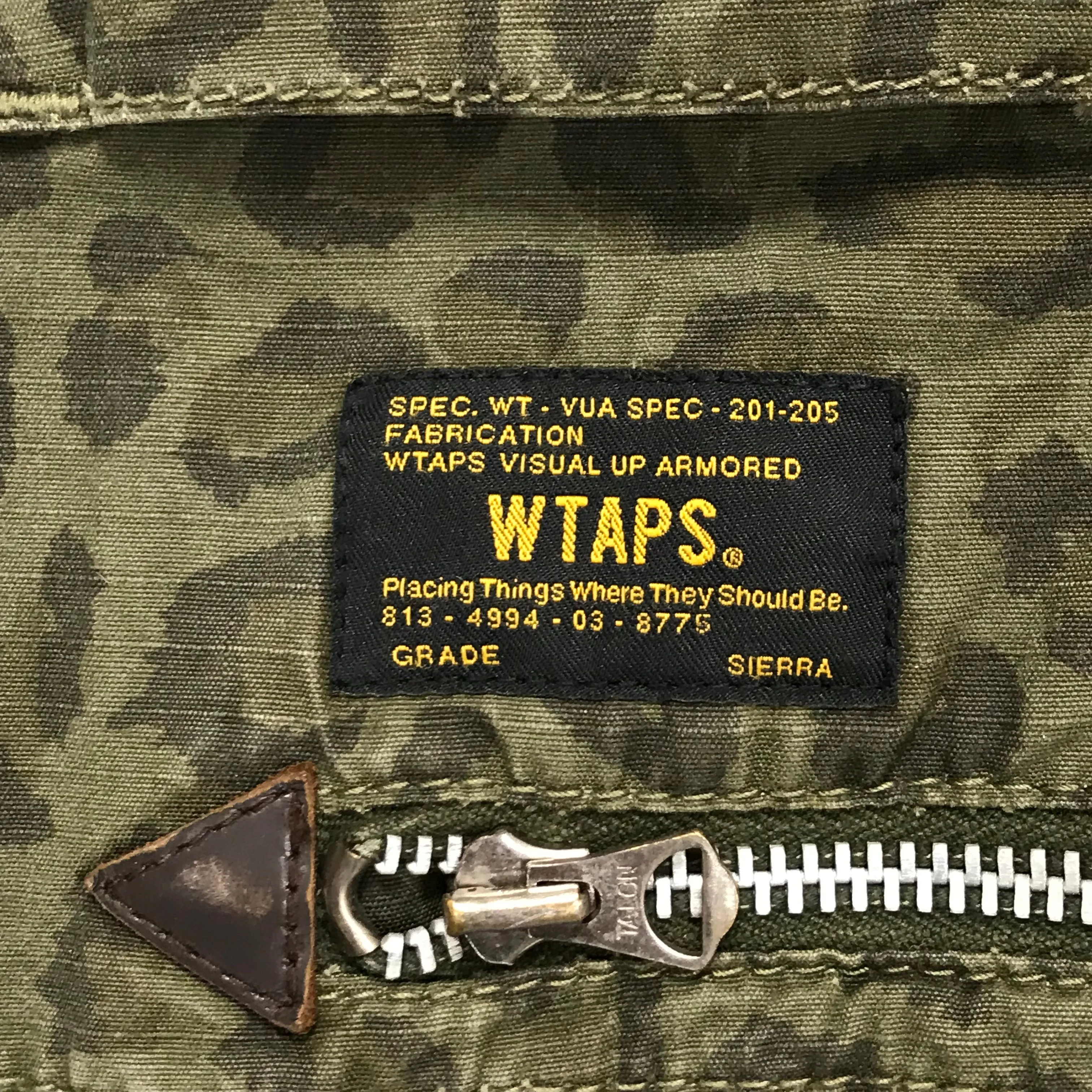 [S] WTAPS 12AW Leopard Camo Ripstop Camo M-65 Jacket