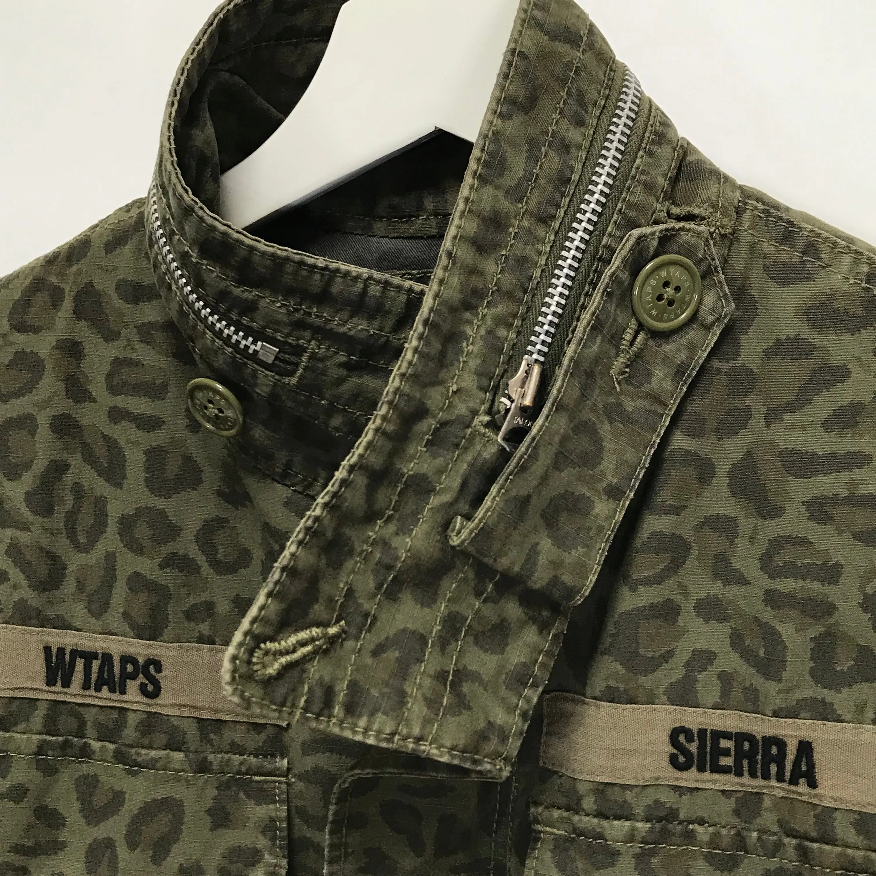 [S] WTAPS 12AW Leopard Camo Ripstop Camo M-65 Jacket