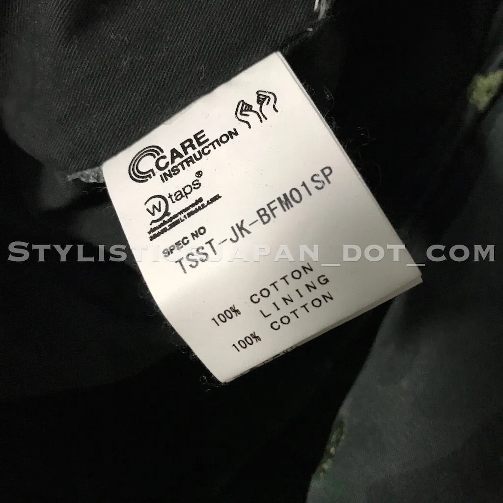 [S] WTaps x Stussy Skull and Bones Camo M-65 Jacket