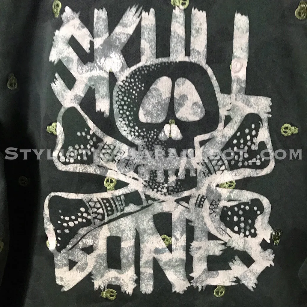 [S] WTaps x Stussy Skull and Bones Camo M-65 Jacket