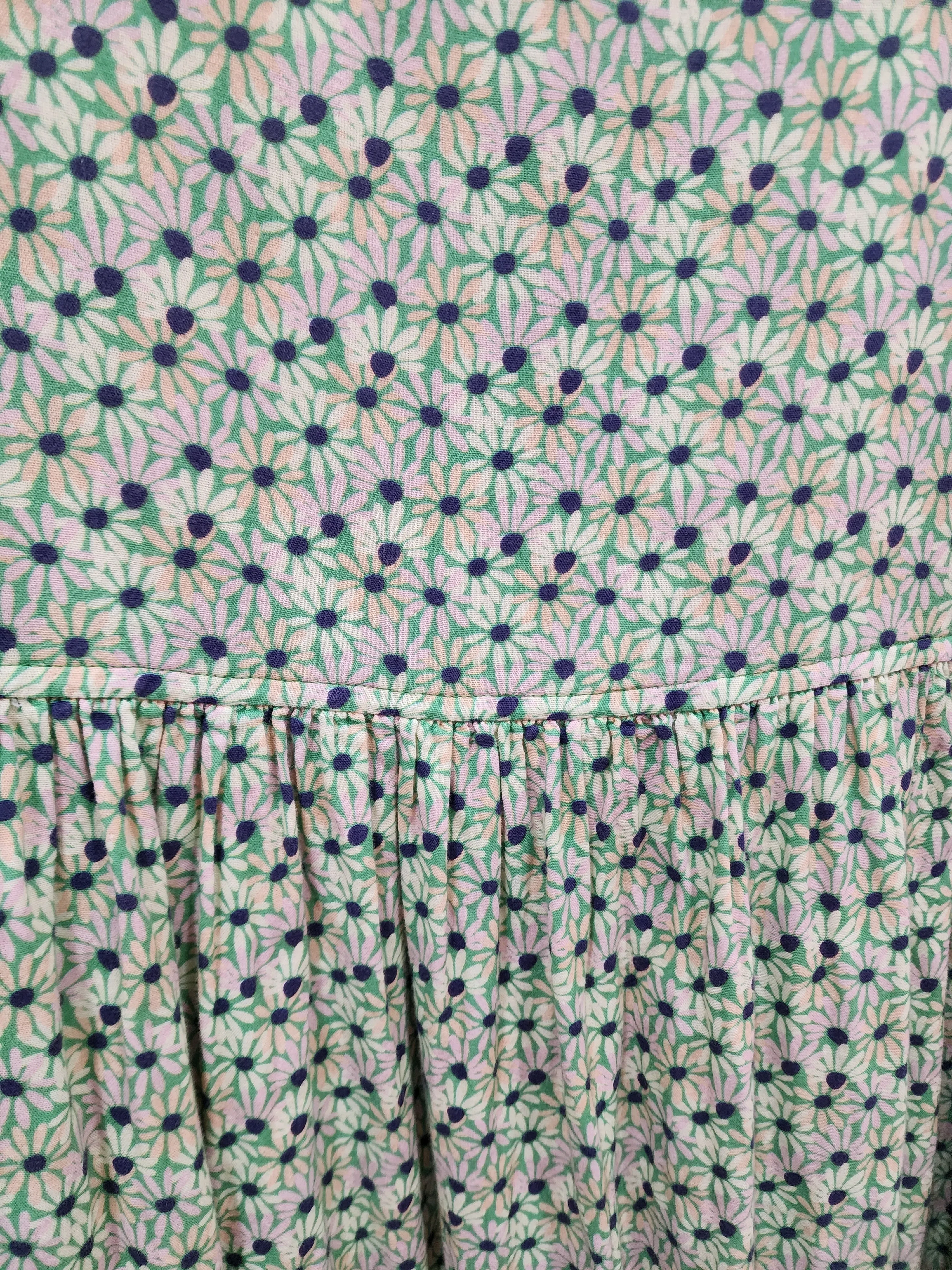 Sage & Claire green cotton dress size L