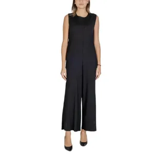 Sandro Ferrone Black Sleeveless Jumpsuit