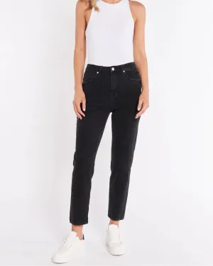 SASS NAT JEAN WASHED BLACK