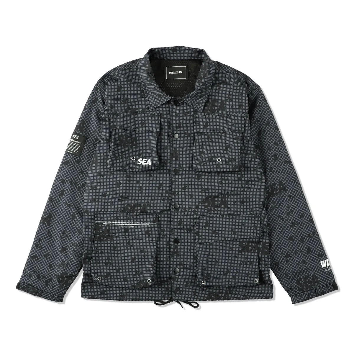 S.E.A. DN-Camo Fatigue Jacket WDS-O-MIL-24-Q1-JK-01 Black