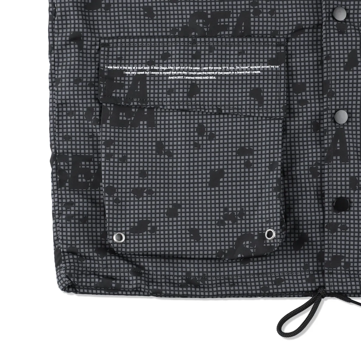 S.E.A. DN-Camo Fatigue Jacket WDS-O-MIL-24-Q1-JK-01 Black