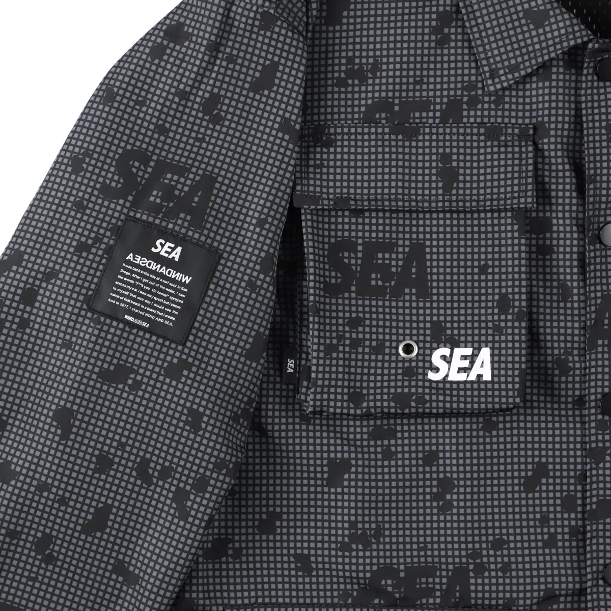 S.E.A. DN-Camo Fatigue Jacket WDS-O-MIL-24-Q1-JK-01 Black