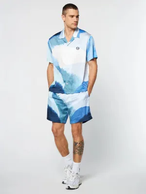 Sergio Tacchini SPIAGGIA CABANA SHIRT & SHORT (MARITIME BLUE/ MULTI)