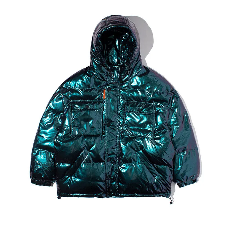 ShadowTech Reflective Hip Hop Parkas - Men's Streetwear Jackets