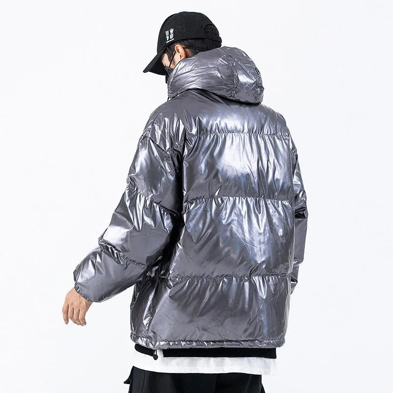 ShadowTech Reflective Hip Hop Parkas - Men's Streetwear Jackets