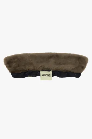 Shearling Collar - Olive
