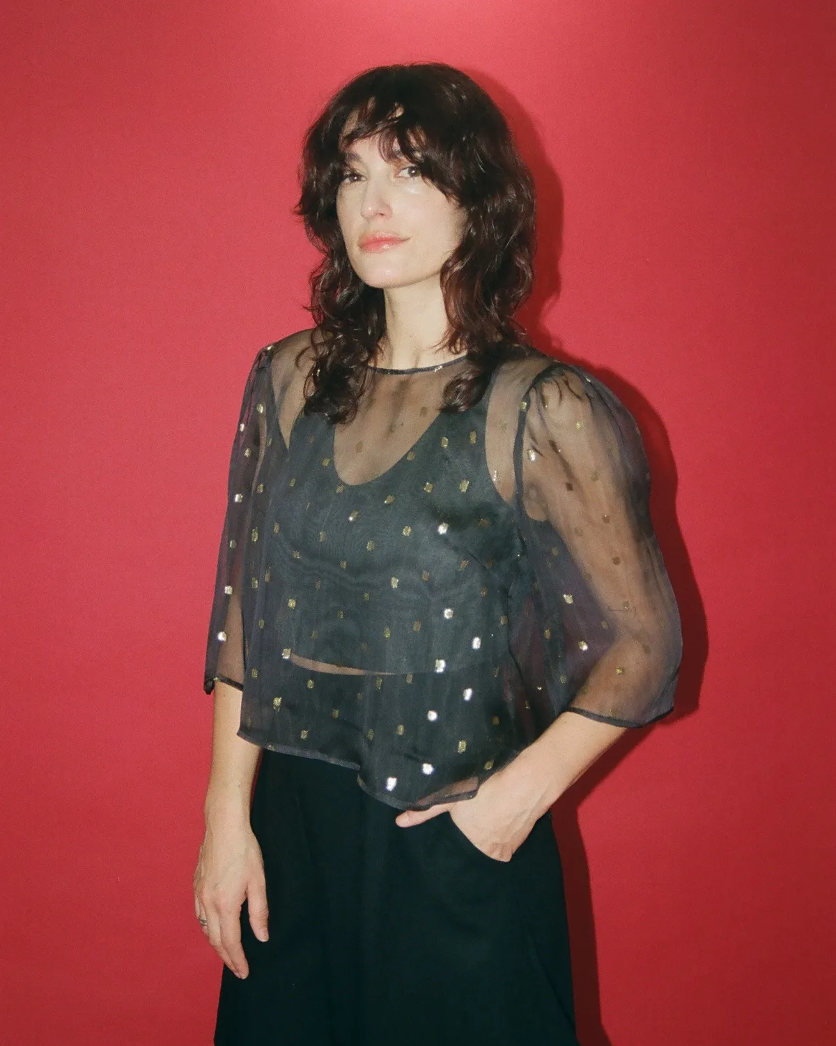Shimmer | Reversible Silk Bow Bolero