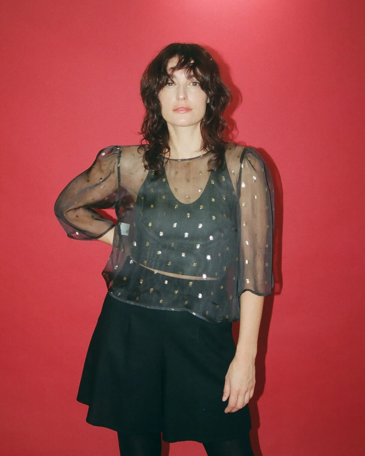 Shimmer | Reversible Silk Bow Bolero