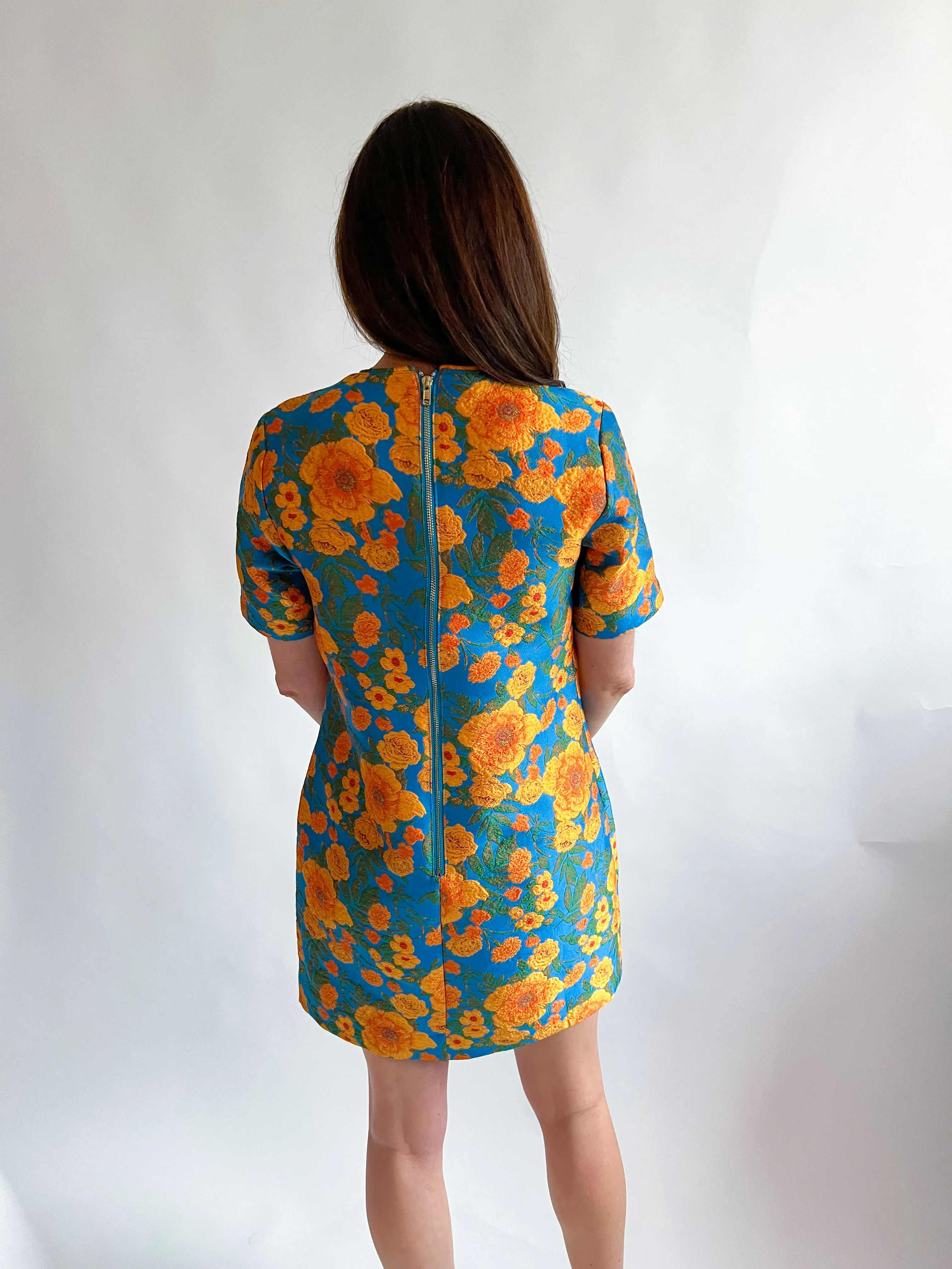 Short Sleeve Chemise Dress