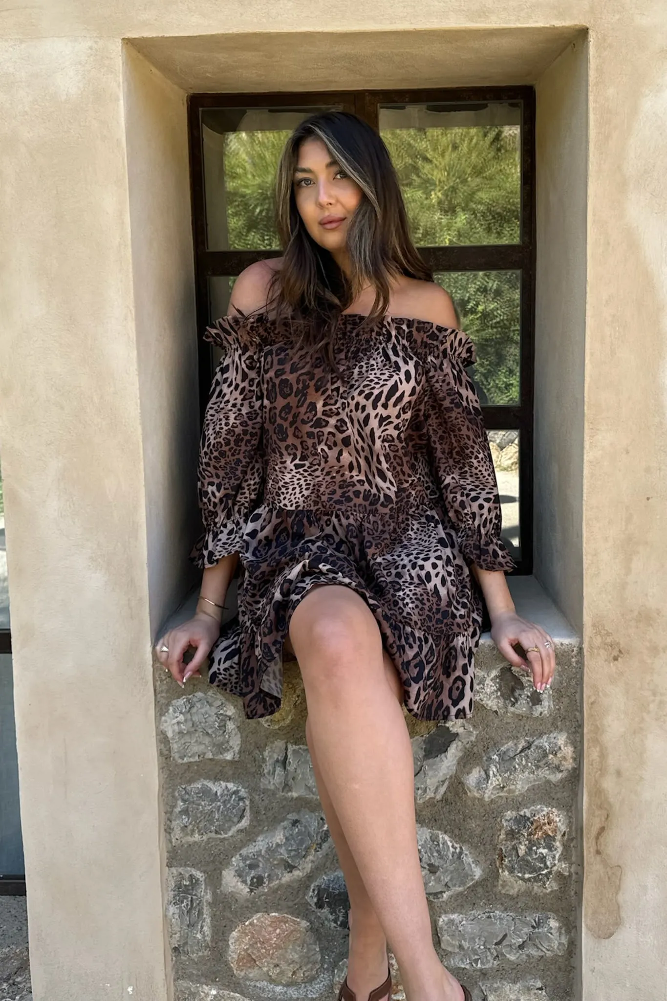 SigridIC Kjole - Leo Print
