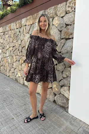 SigridIC Kjole - Leo Print