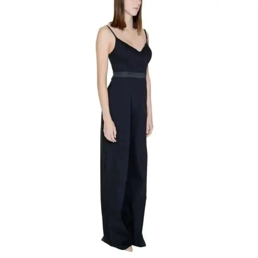Silence Women Jumpsuits Sweetheart Neckline Black