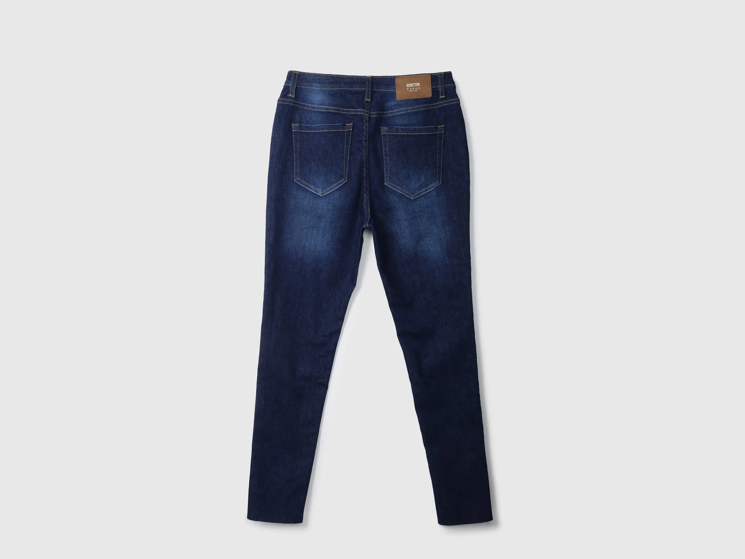 Skinny Fit Navy Blue Jeans