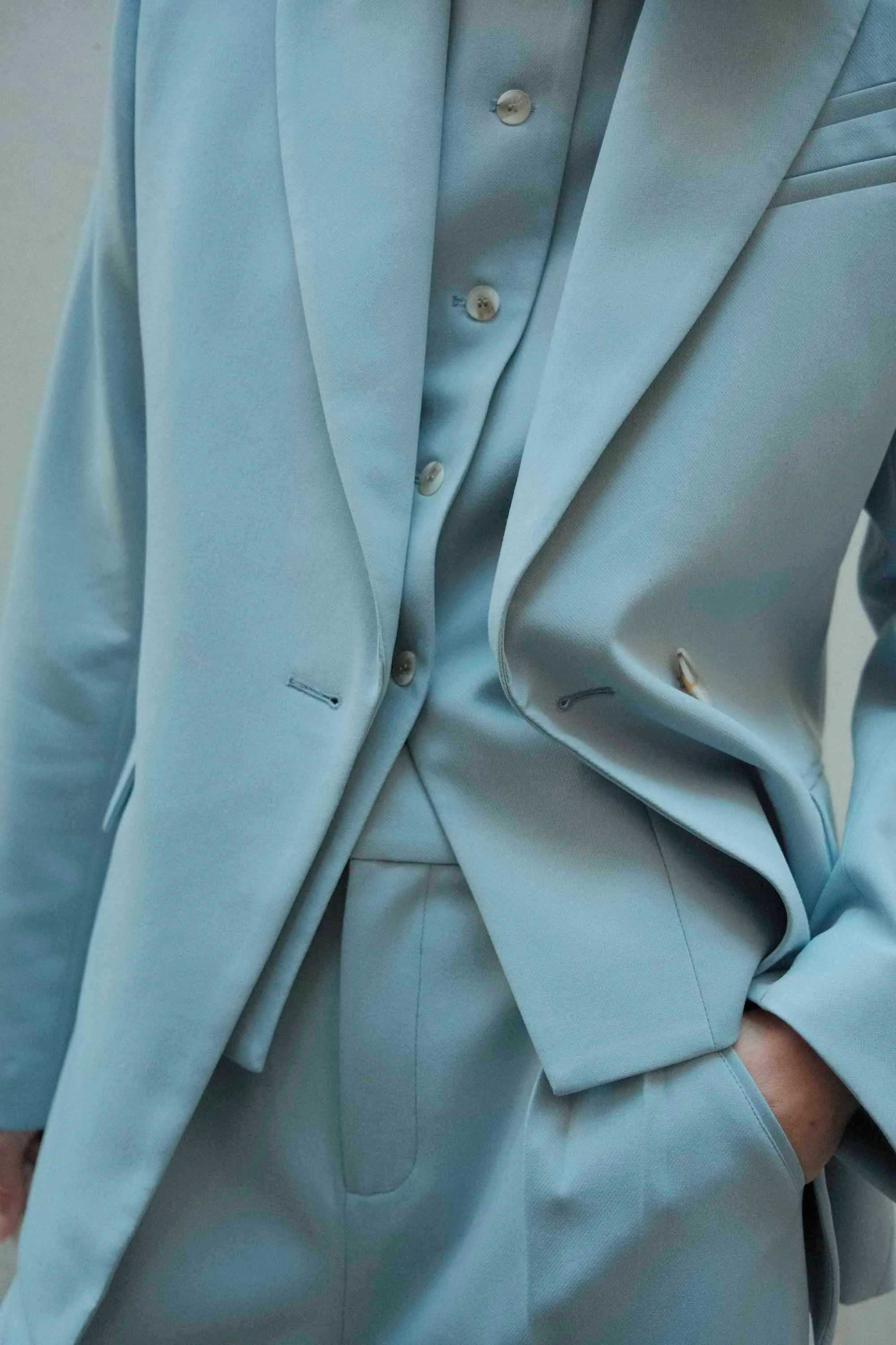 SKYLINE BLAZER | POWDER BLUE