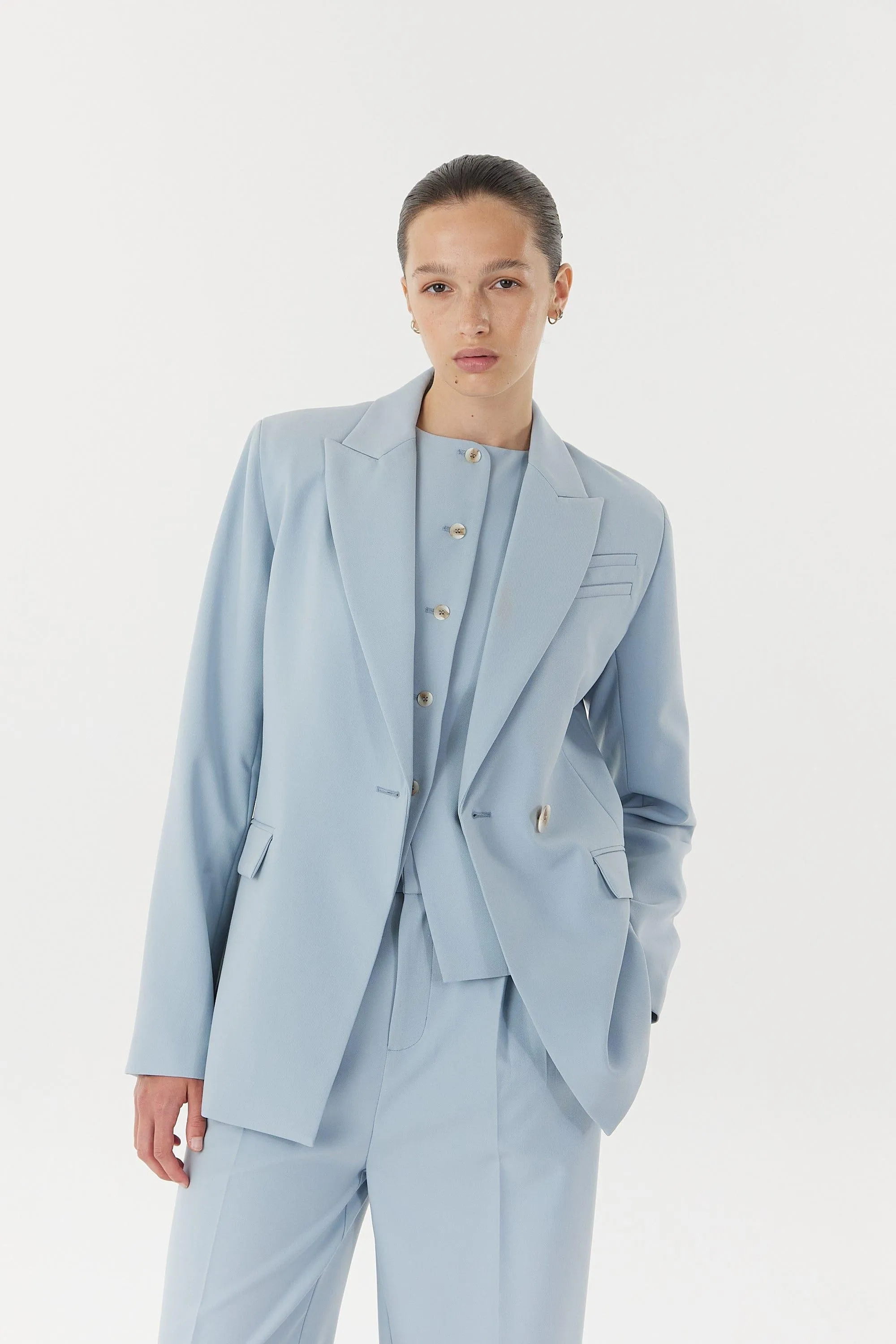 SKYLINE BLAZER | POWDER BLUE