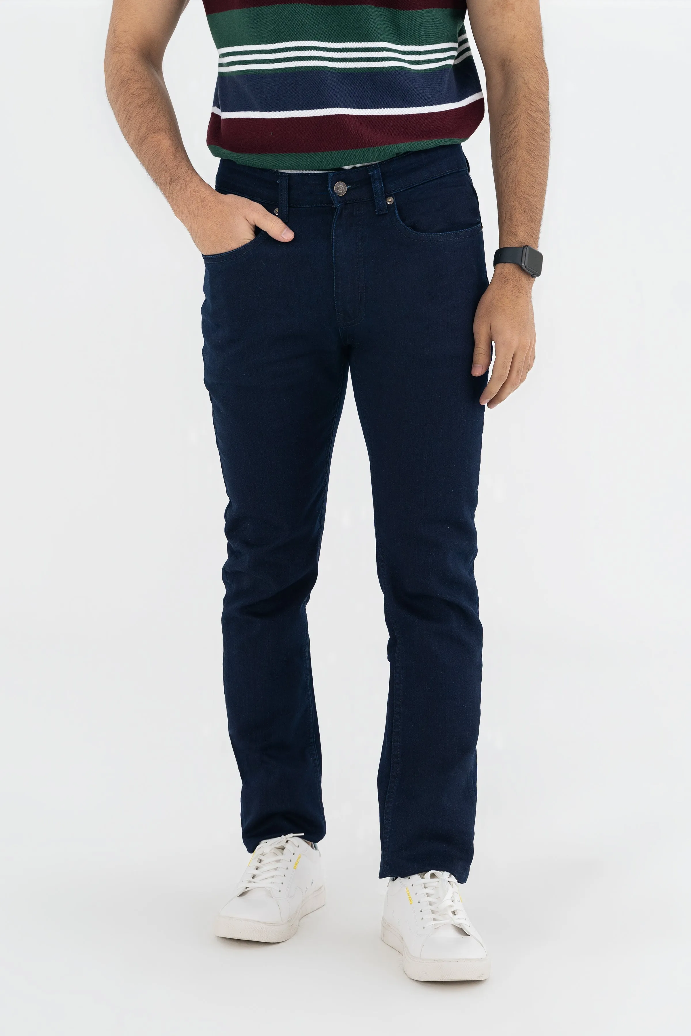 Slim Fit Dark Blue Jeans