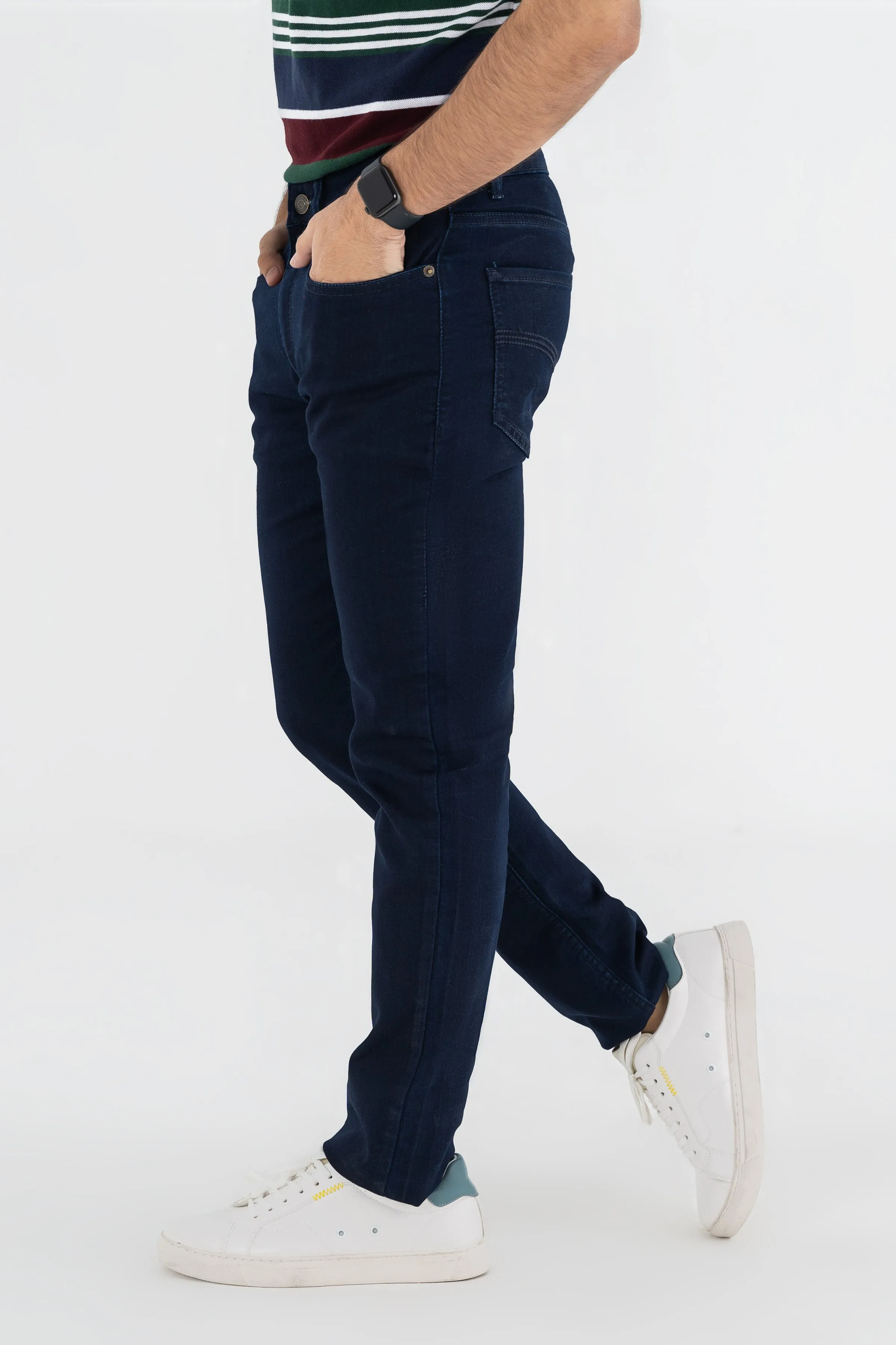 Slim Fit Dark Blue Jeans