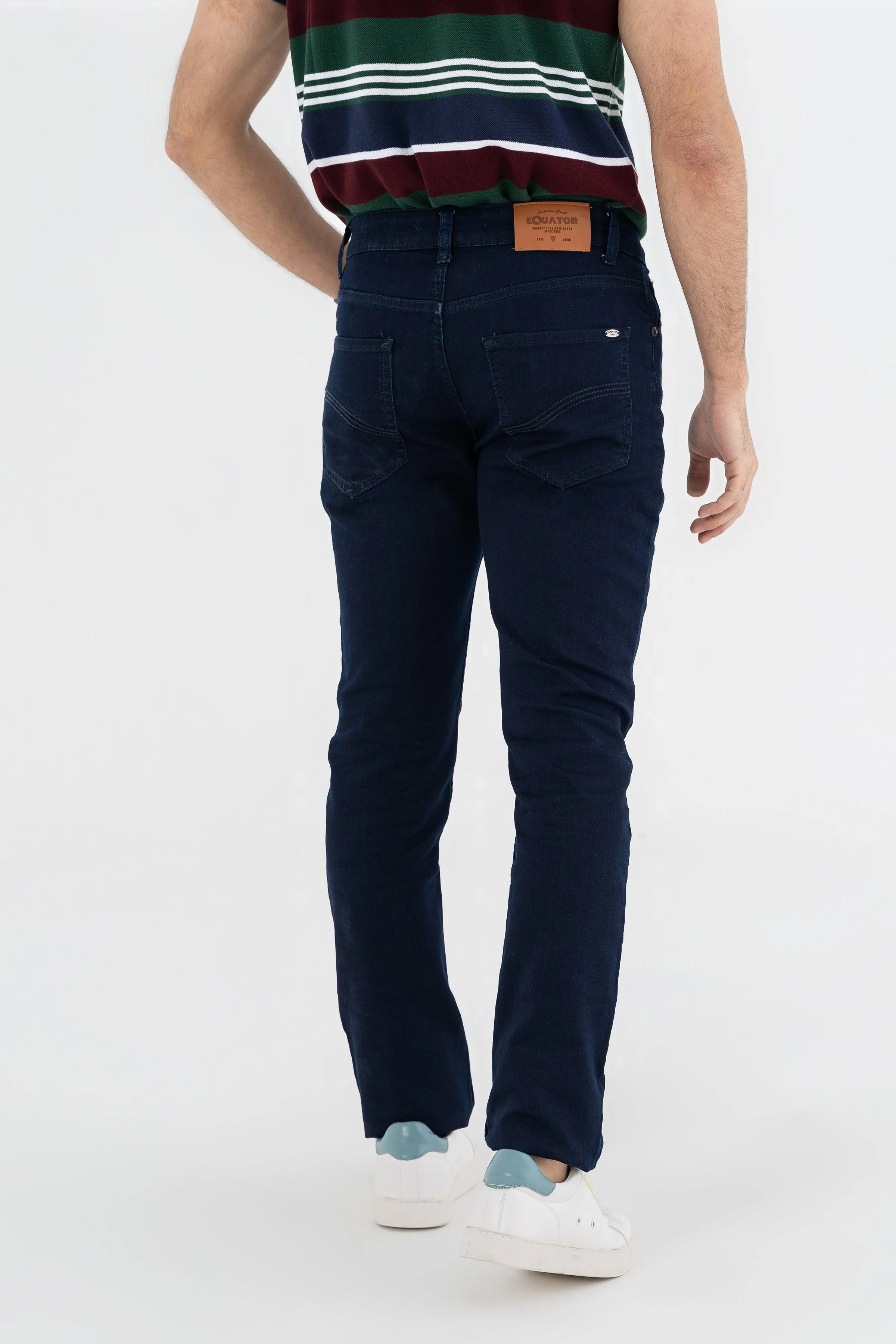 Slim Fit Dark Blue Jeans