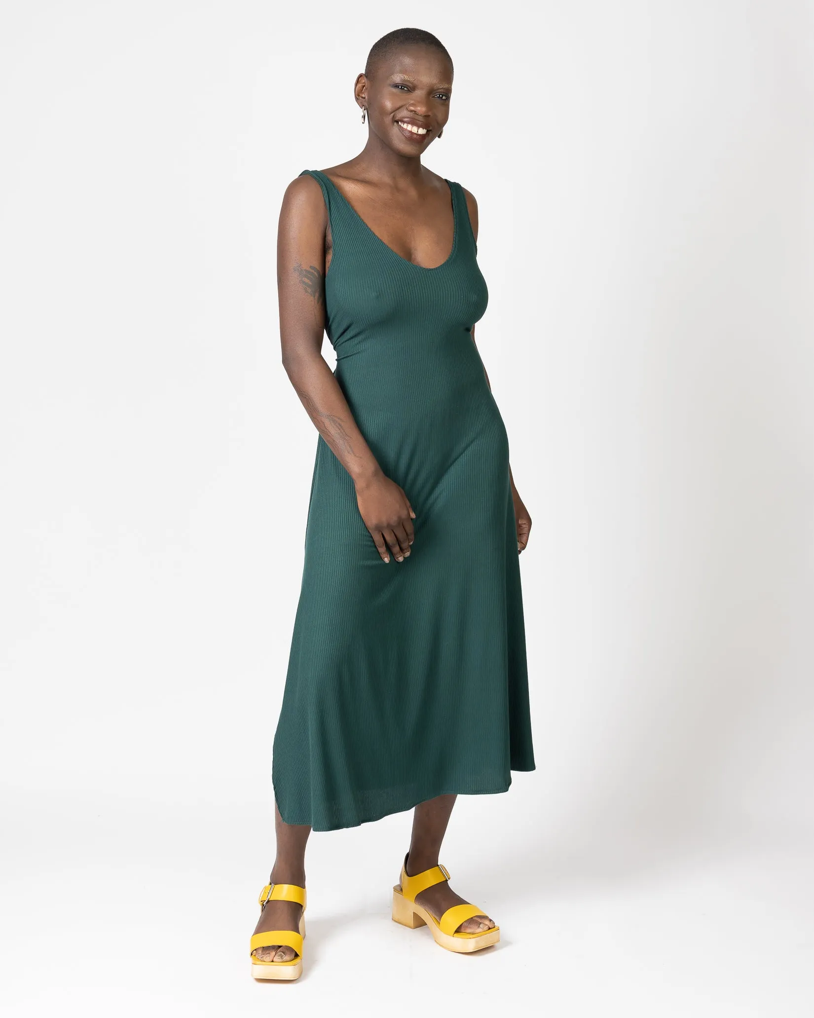 Sliver Midi | Pullover Slit Dress