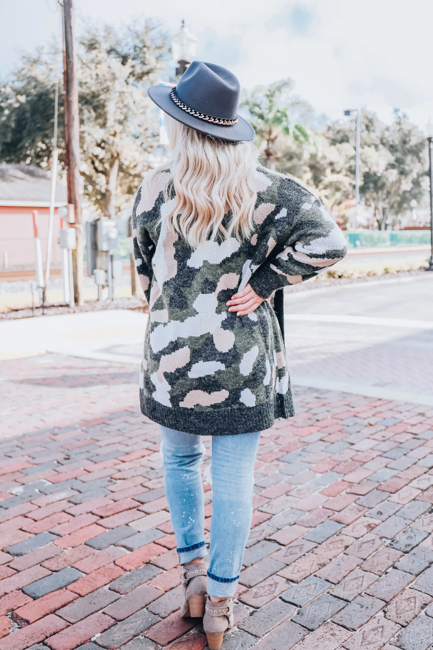 Snuggle Up Camo Cardigan