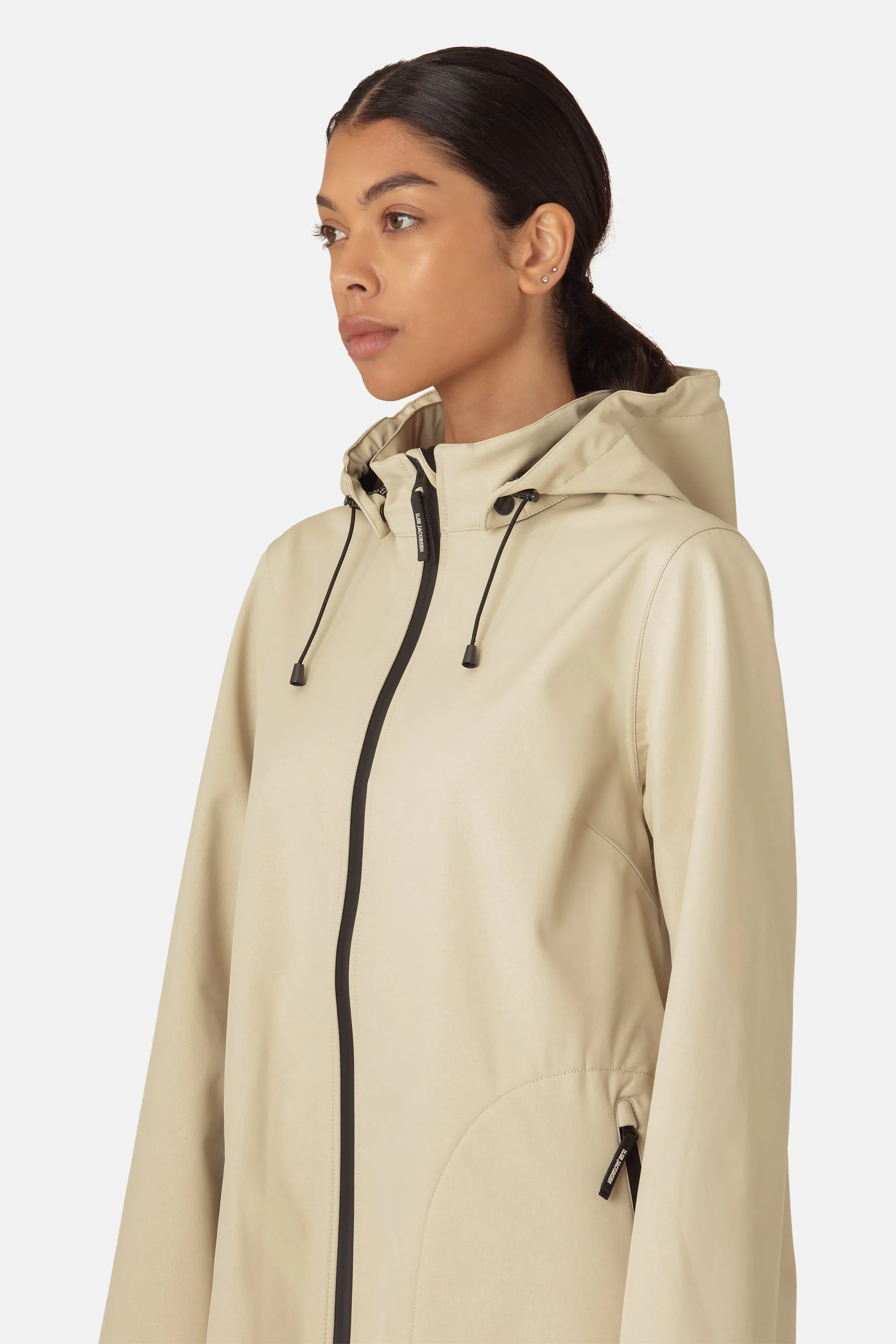Softshell Regnjacka A-linje - Beige