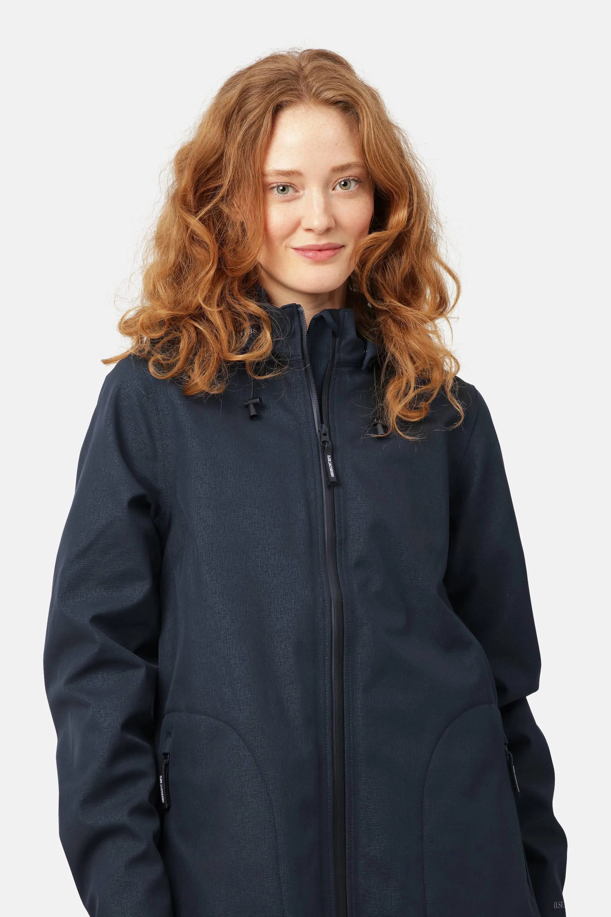 Softshell Regnjacka A-linje - Dark Indigo