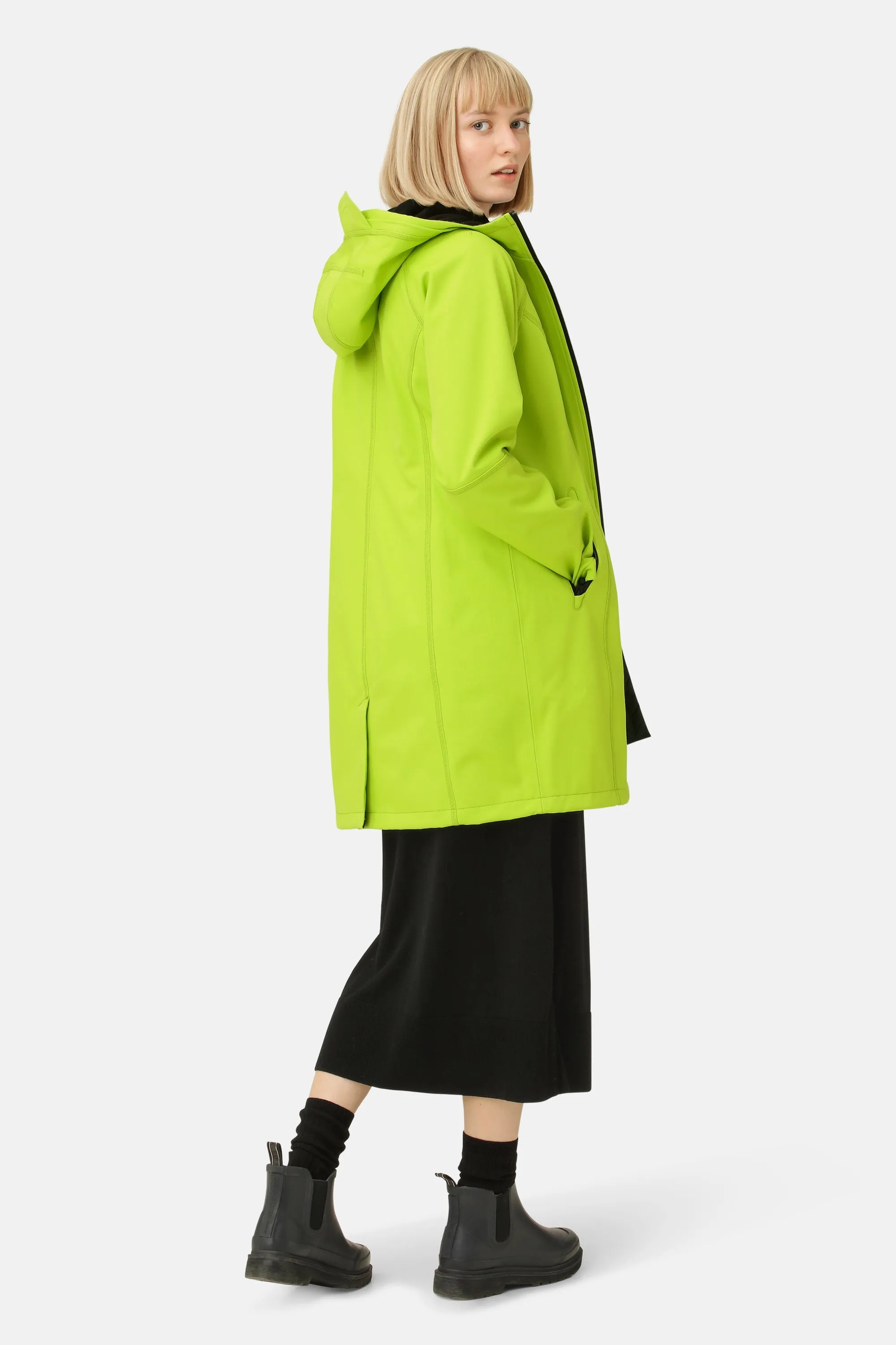 Softshell Regnjacka - Lime Green