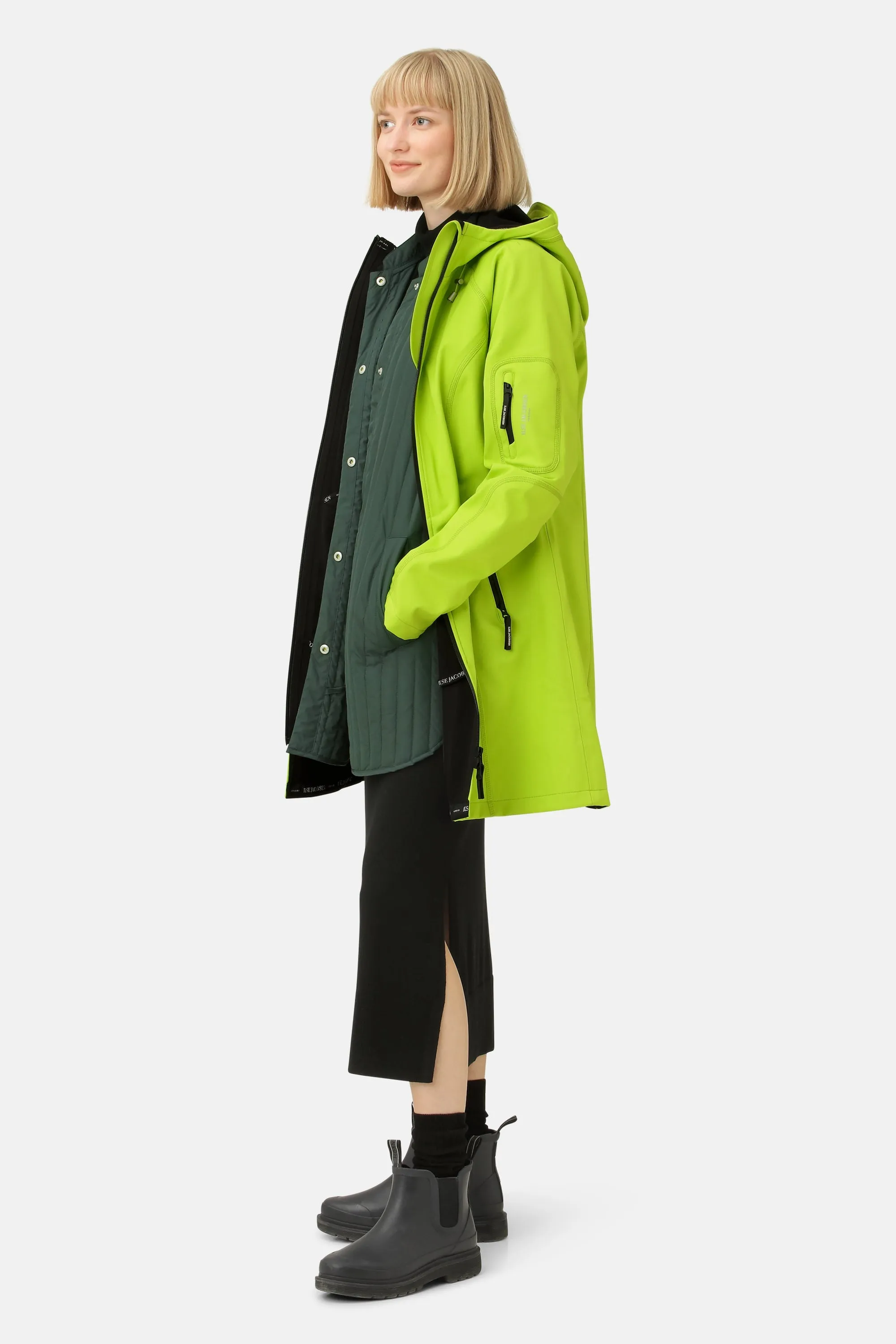 Softshell Regnjacka - Lime Green
