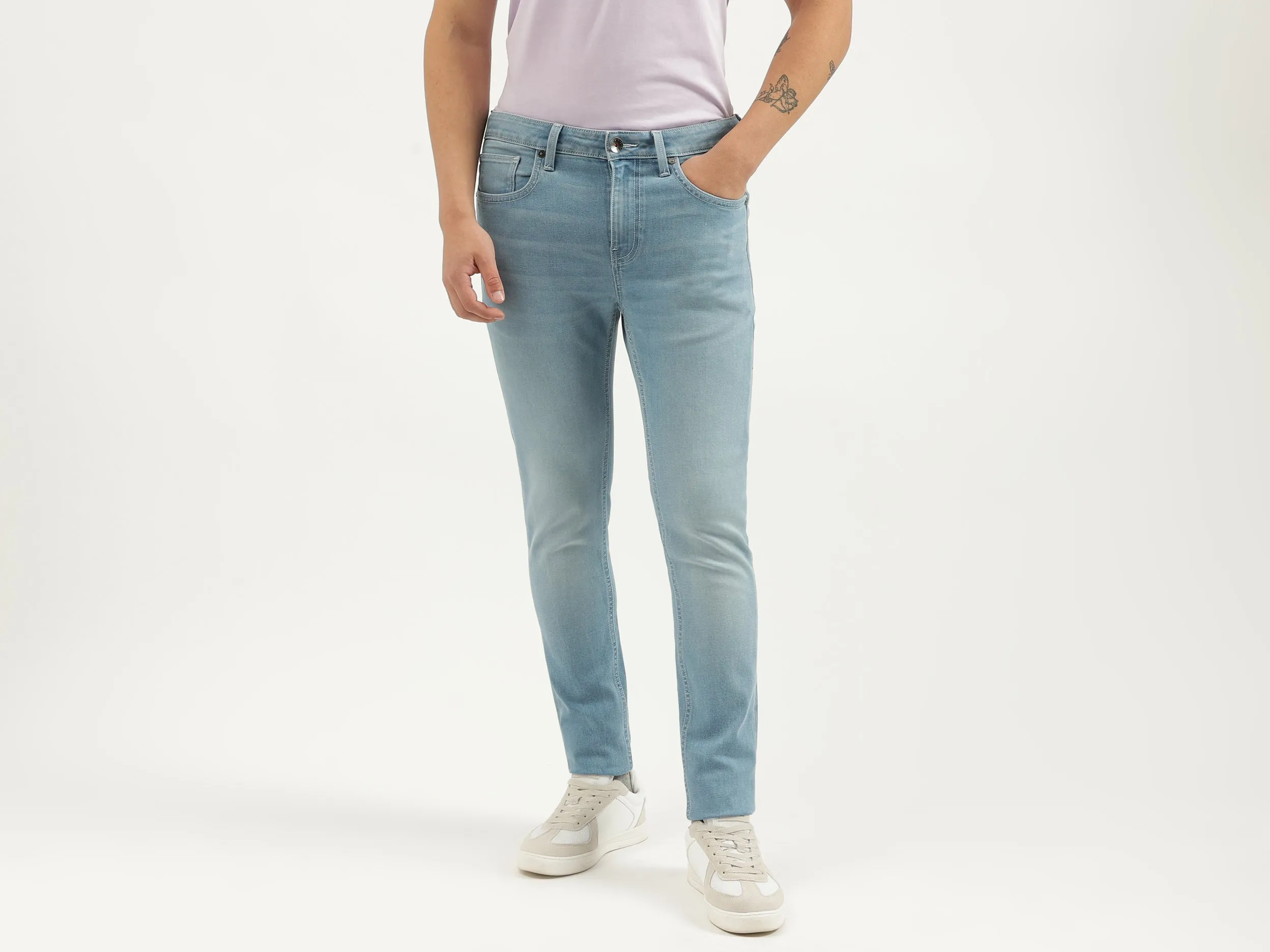 Solid Skinny Fit Jeans