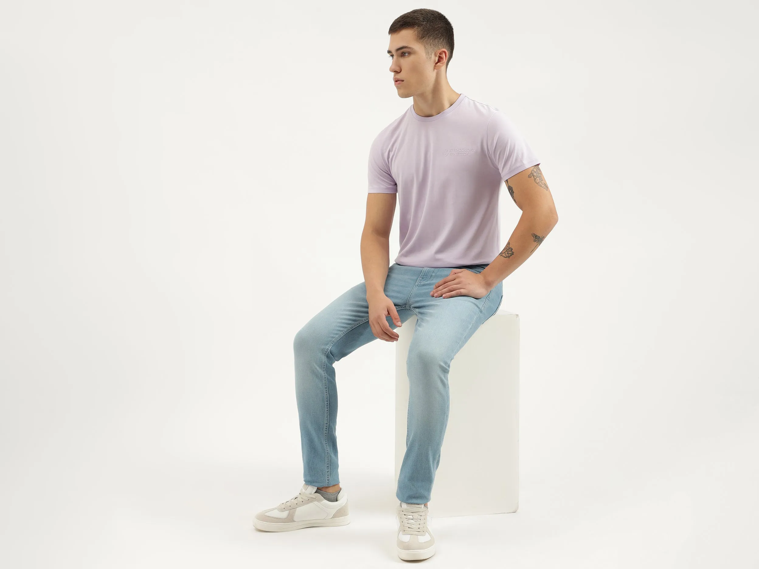 Solid Skinny Fit Jeans