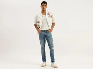 Solid Skinny Fit Light Wash Jeans