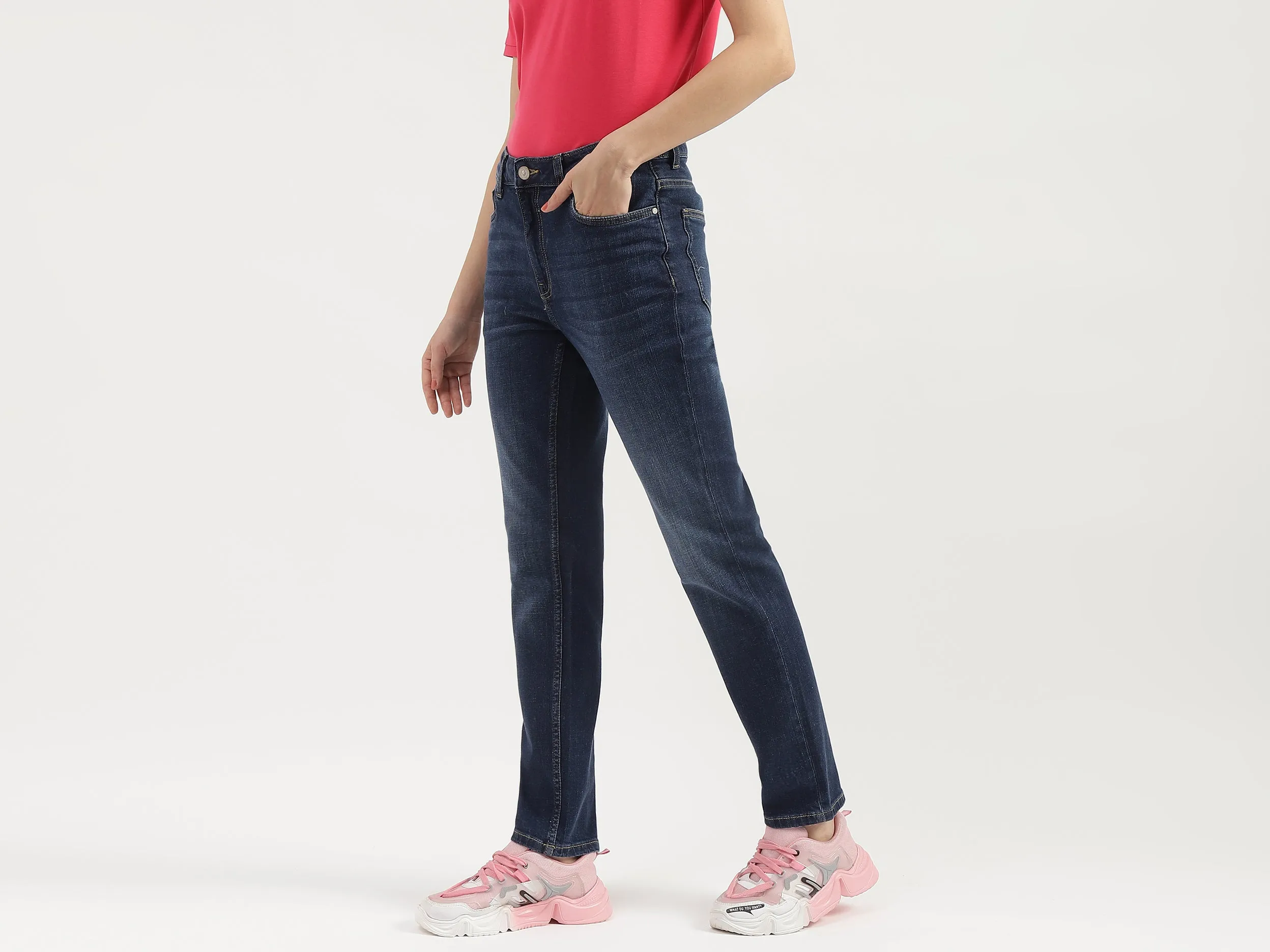 Solid Slim Fit Jeans