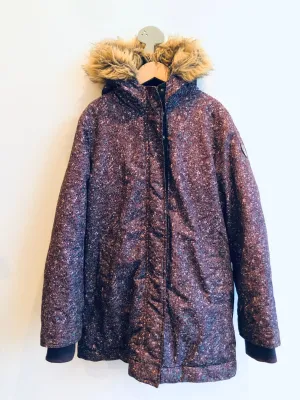 Speckled Sherpa-Lined Jacket // 13-14Y