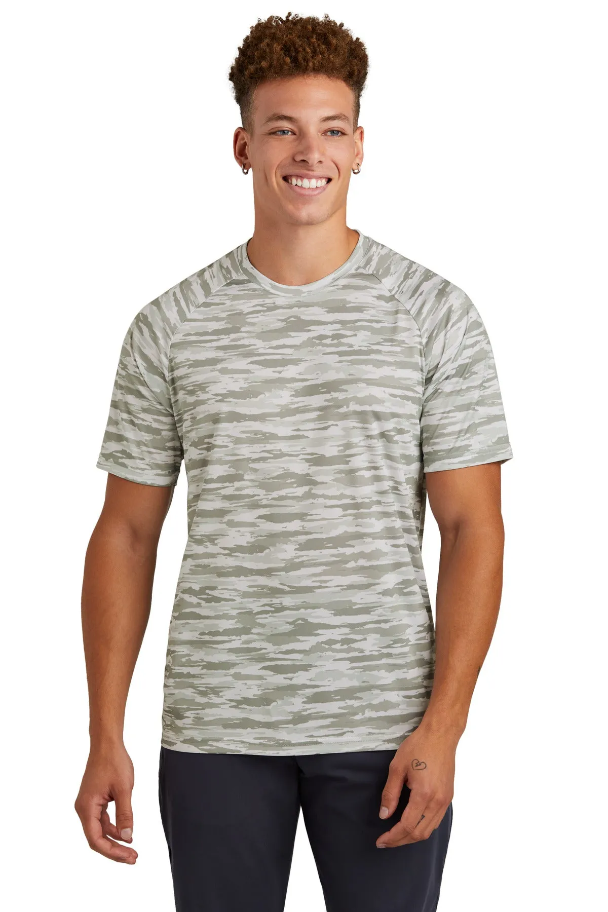 Sport-Tek Drift Camo Tee ST375 White