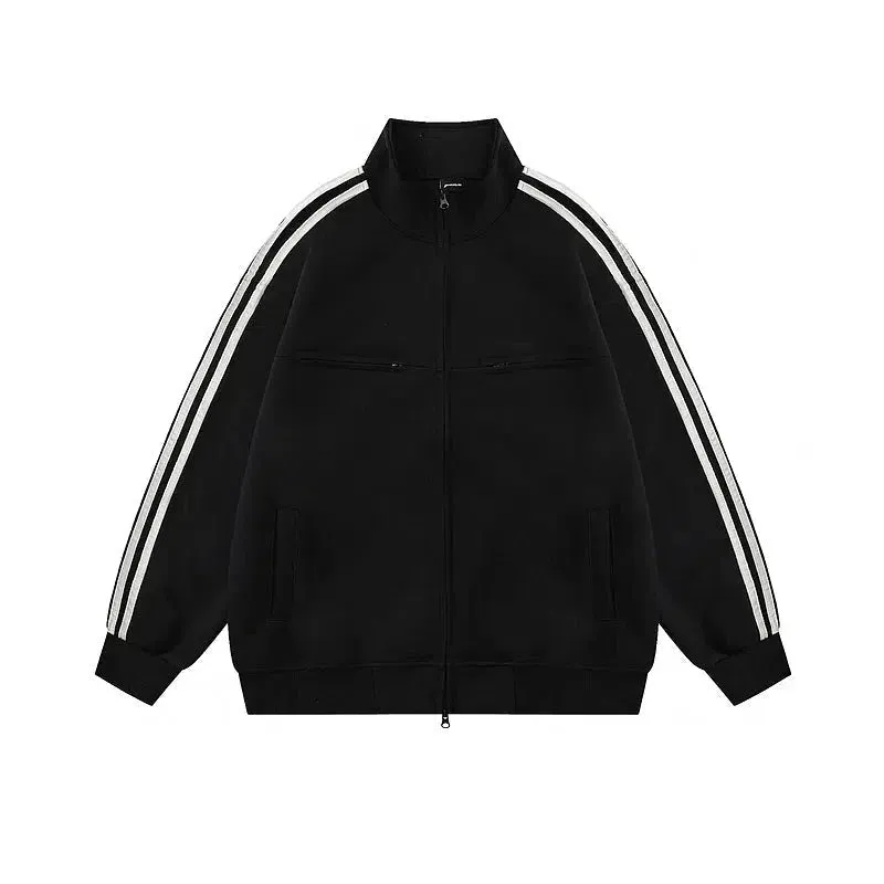 Sporty Stripe Track Jacket