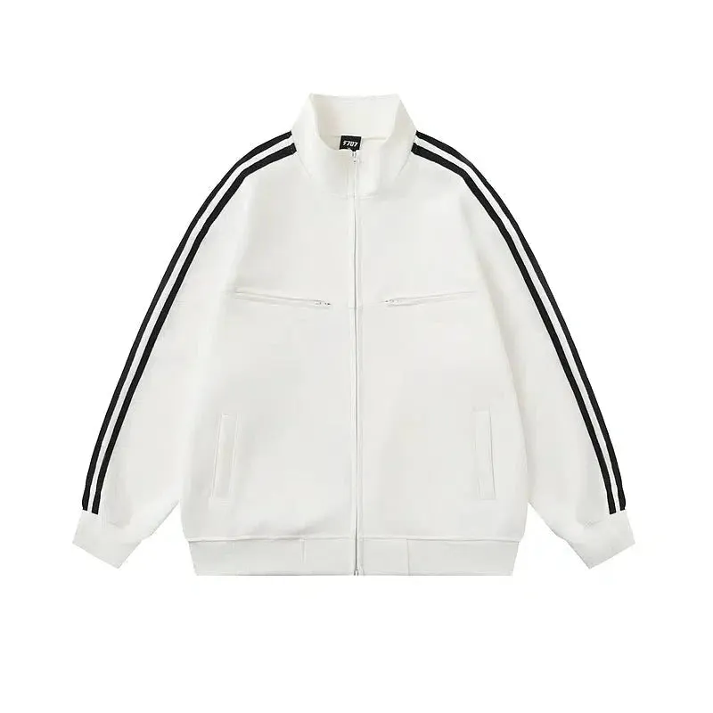 Sporty Stripe Track Jacket