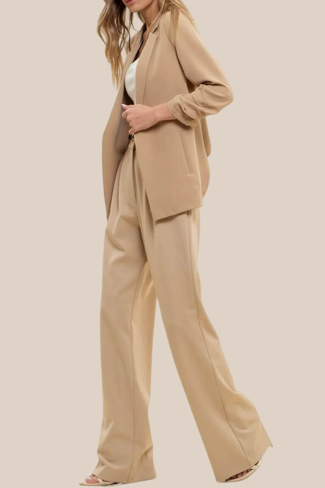 STELLA BLAZER - KHAKI