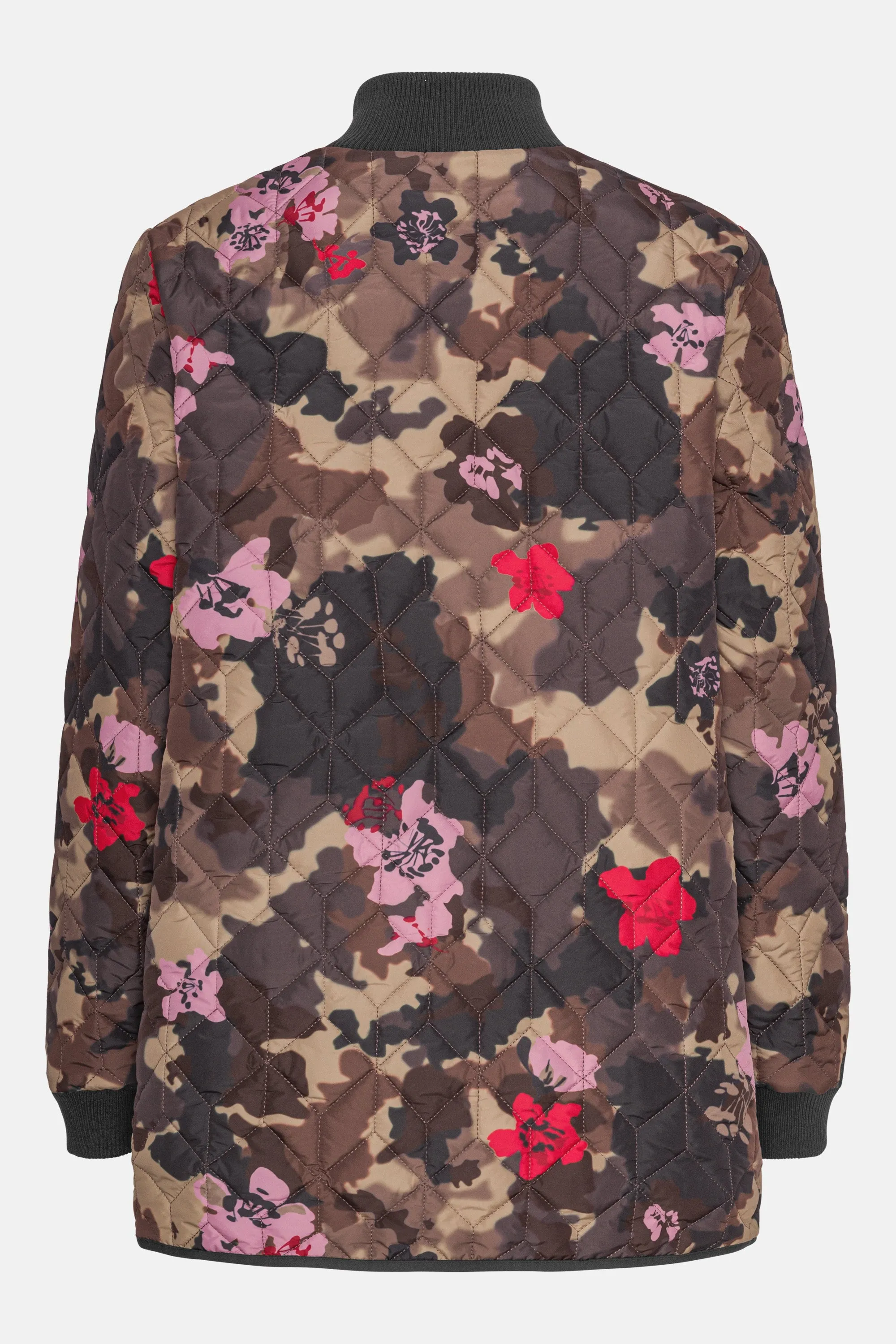 Steppjacke - Floral Camo