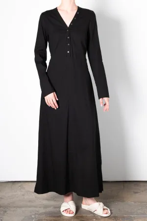 Stretch Linen V Neck Dress with Cut Out Back - WONDA