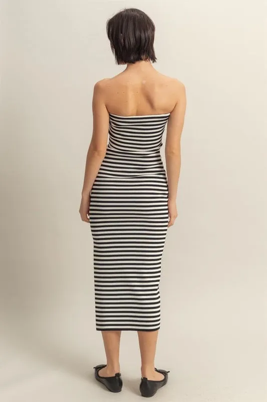 Stripe Maxi Dress (Two Colors)
