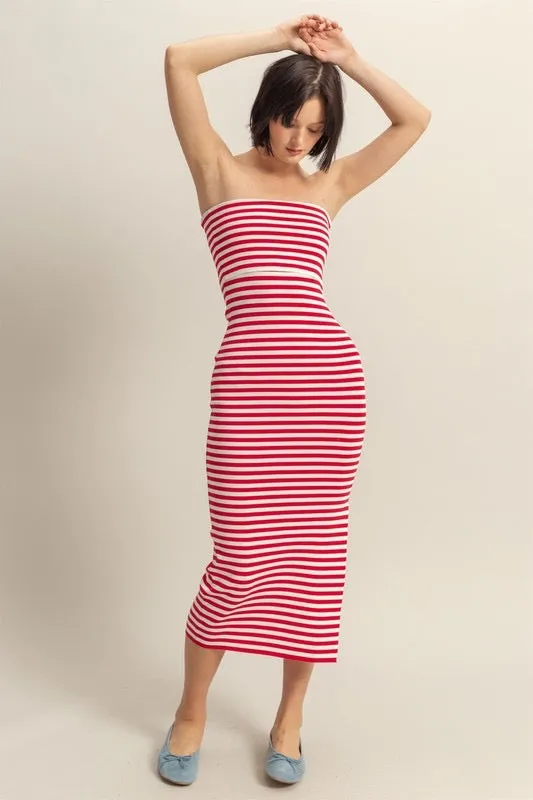 Stripe Maxi Dress (Two Colors)